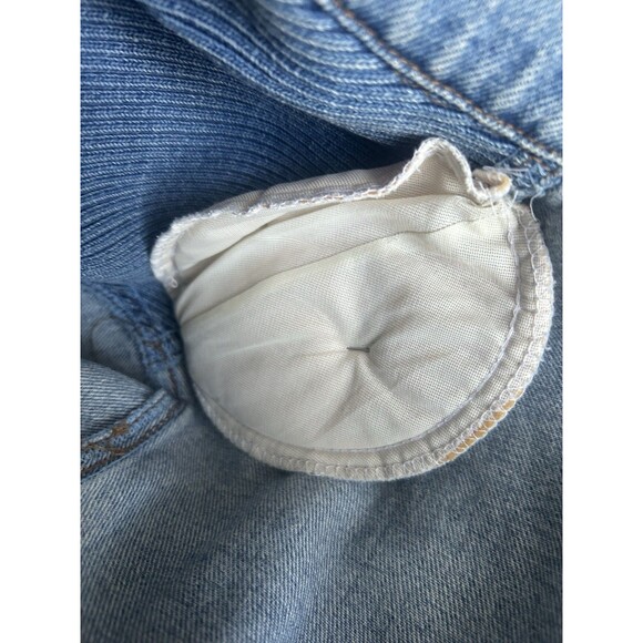 Vintage CMC Denim Schacket /chire Jacket Women’s Small Shoulder Pads - Picture 4 of 11